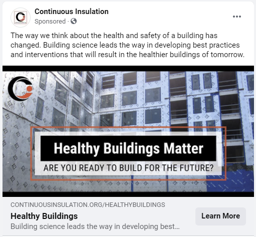 Continuous Insulation LinkedIn Post 2