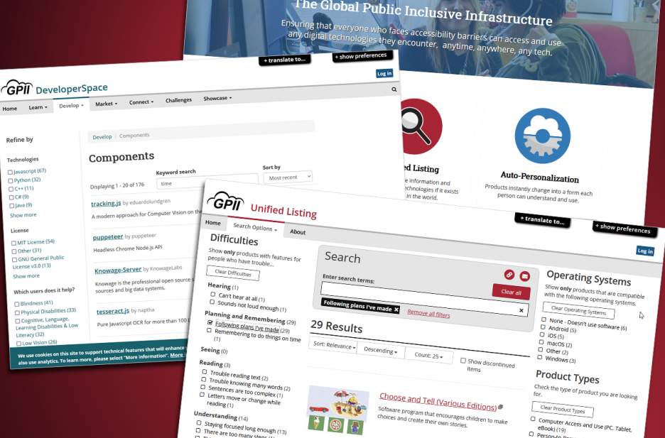 Global Public Inclusive Infrastructure (GPII)